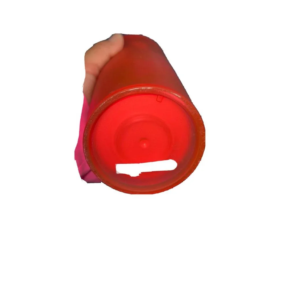 STARBUCKS 2022 SPRING RED FLORAL SOFT TOUCH COLD CUP TUMBLER VENTI 24‎ OZ